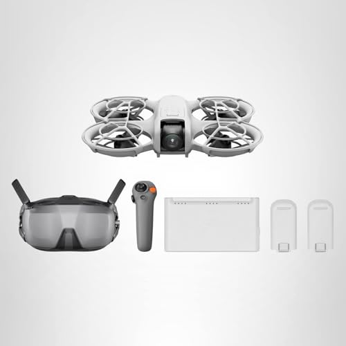 DJI Neo Motion Fly More Combo, Mini Drone with 4K UHD Camera for Adults, 135g Self Flying Drone that Follows You, Palm Takeoff, Subject Tracking, QuickShots, with RC Motion 3 and 3 Batteries