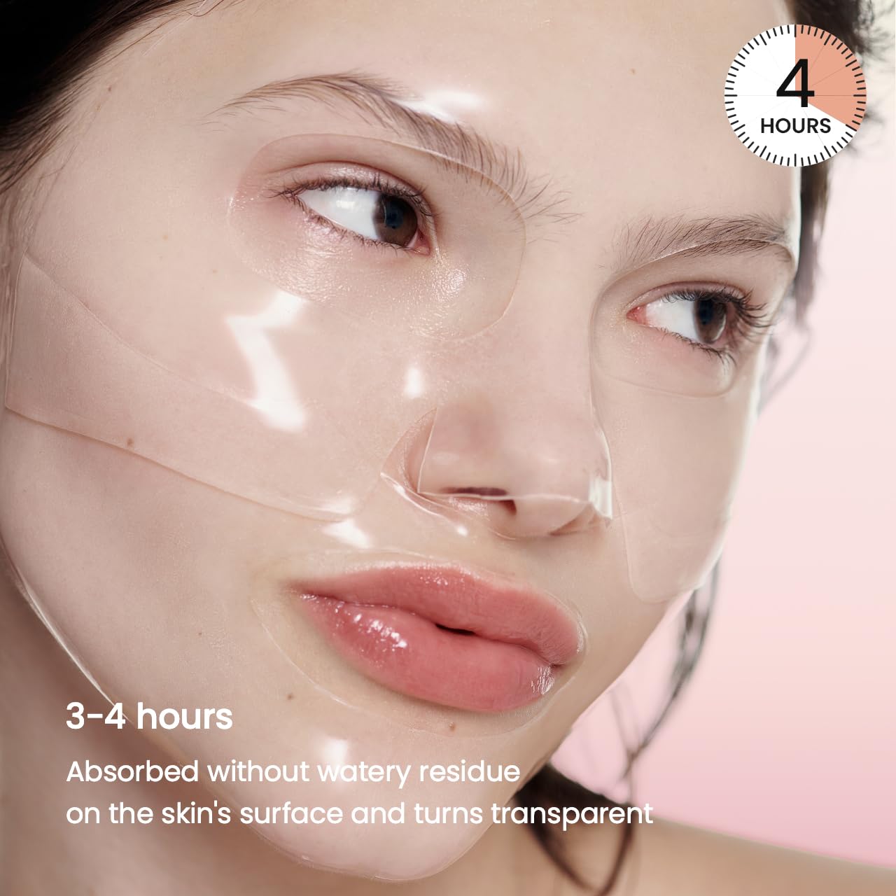 BIODANCE Bio-Collagen Real Deep Mask, Hydrating Overnight Hydrogel Mask, Pore Minimizing, Elasticity, Plumping Improvement, Korean Skin Care, Valentines Day Gifts for Her | 1.19oz(34g) x 4ea