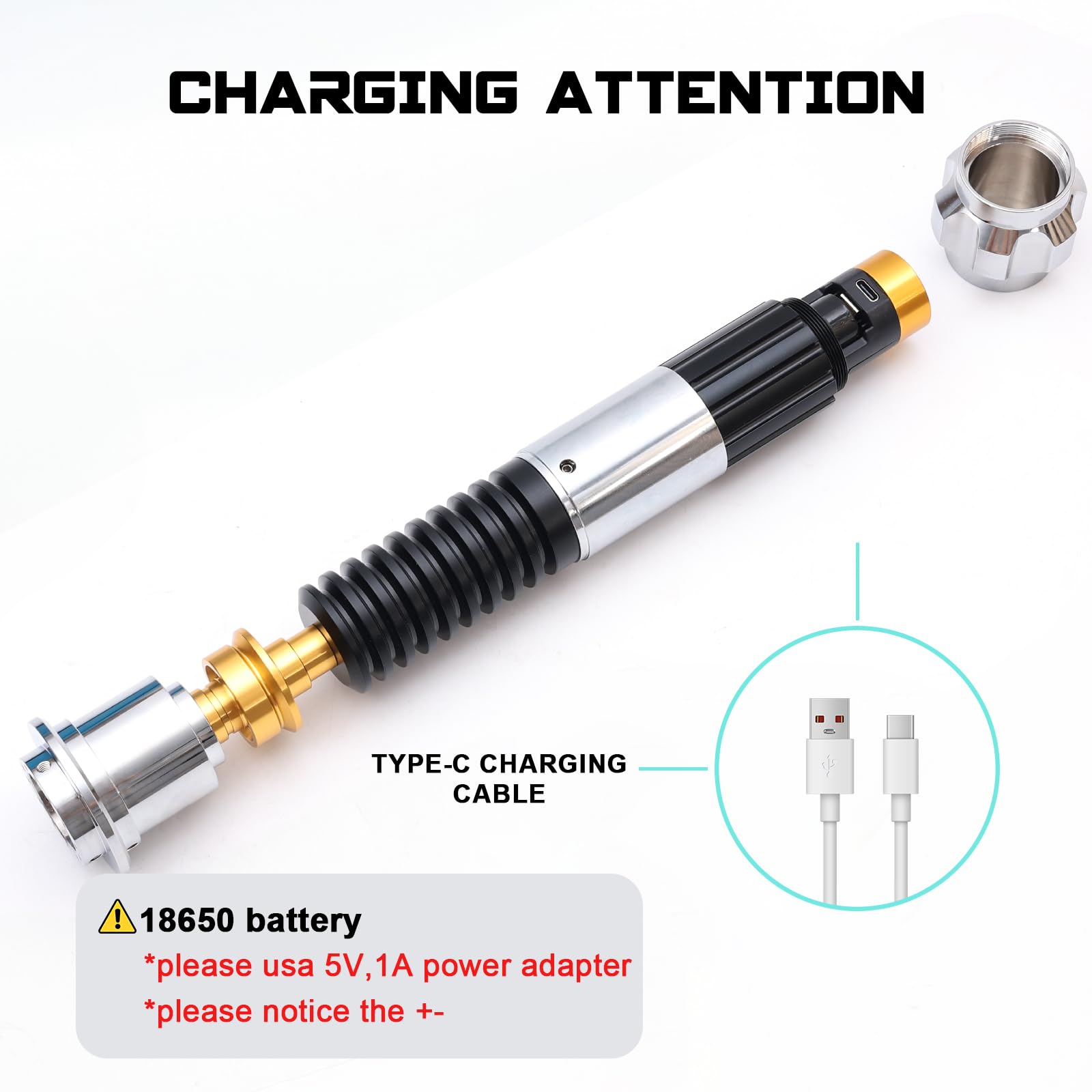 Saberforms Lightsaber Dueling Light Saber with 12 RGB Colors 16 Sound Fonts and Motion Control, Force FX Lightsabers with Premium Metal Handle and Replaceable Blade, Light Sabers for Adults, Kids