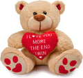 CaseTank Valentines Day Gifts for Her Kids: 10 Inches Teddy Bear Funny Cute Stuffed Animal Plush Present, Valentines Day Birthday Gifts for Him Women Girlfriend Boyfriend Wife Mom Fiancée