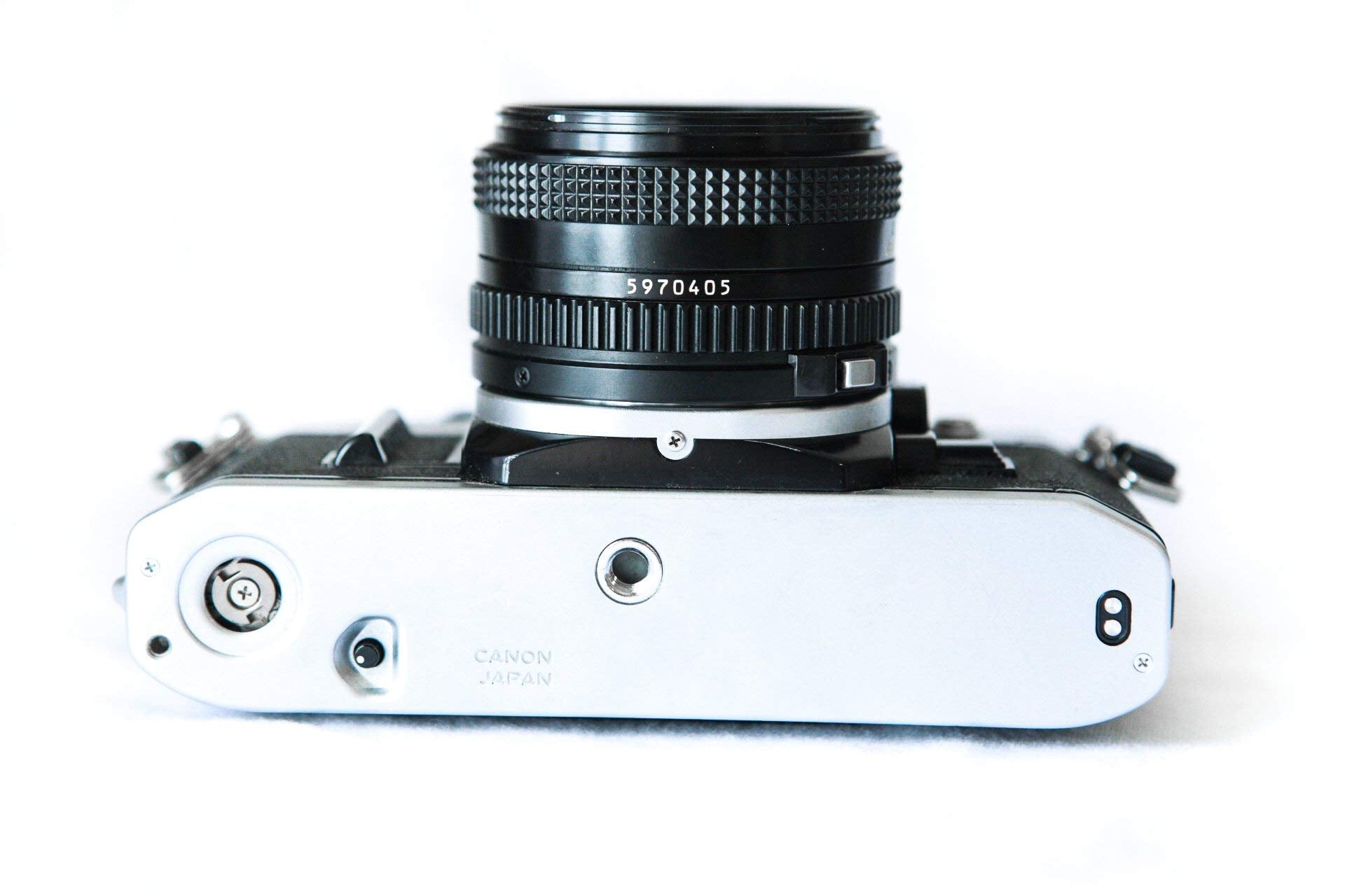 Vintage Canon AE-1 35mm SLR Camera with 50mm 1:1.8 Lens (Renewed)