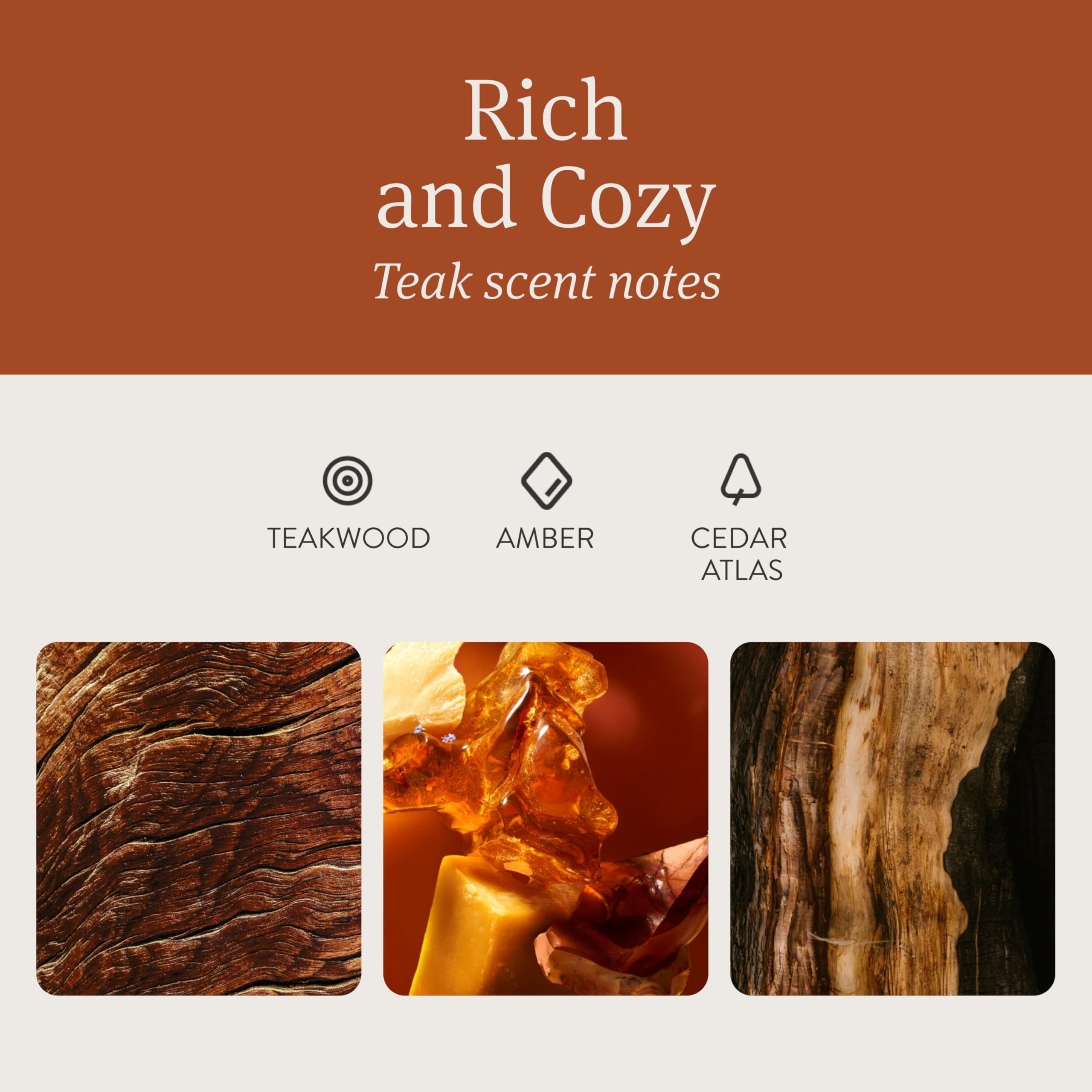 Drift Car Air Freshener - The Original Wood Air Freshener - Car Odor Eliminator - Long Lasting Scent - Auto Accessories - Metal Clip - Essential Oils - Clean Ingredients - Teak Scent Starter Kit