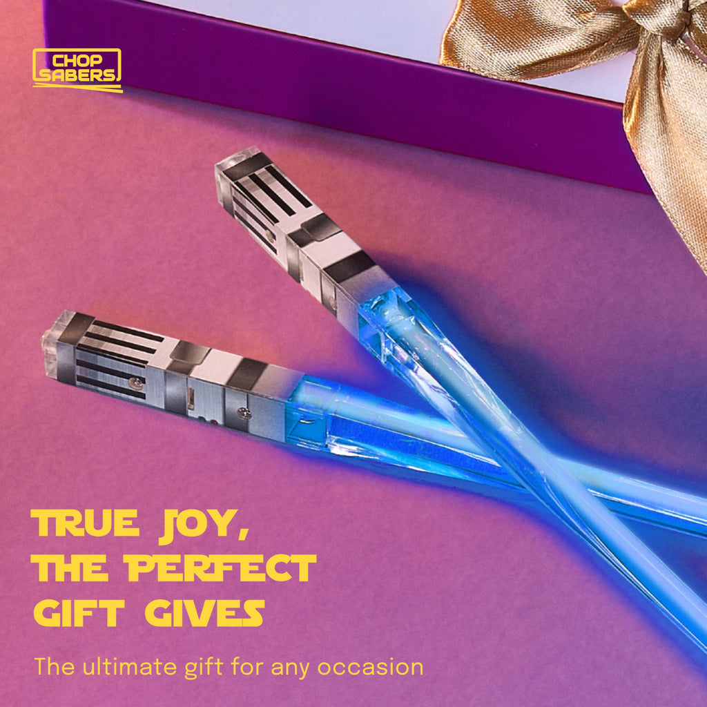 ChopSabers Lightsaber Led Light Up Chopsticks (1 Pair, Blue)