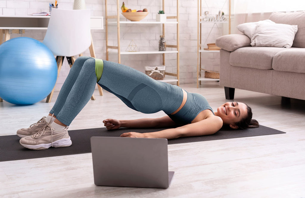 CHRLEISURE Workout Leggings Sets for Women, Gym Scrunch Butt Butt Lifting Seamless Leggings 3 Piece (Black, Gray, Blue, M)-1