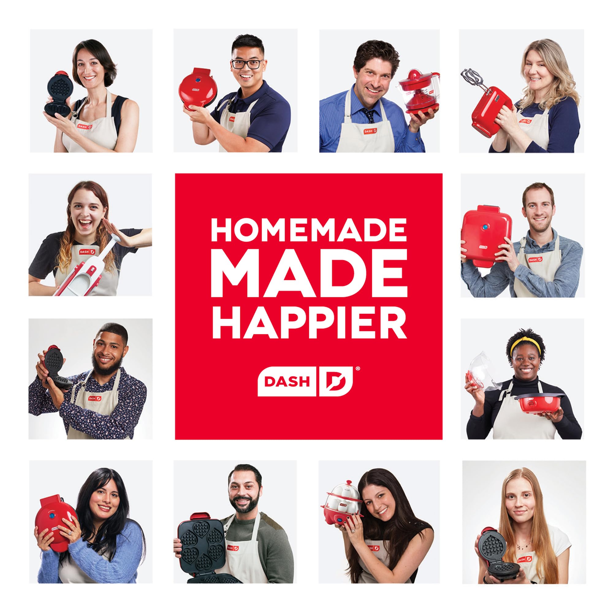 Dash Express Mini Donut Maker - Homemade Dessert Maker - Features Double-Sided, Non-Stick Surface & Space-Saving Design - Makes 7 - Aqua