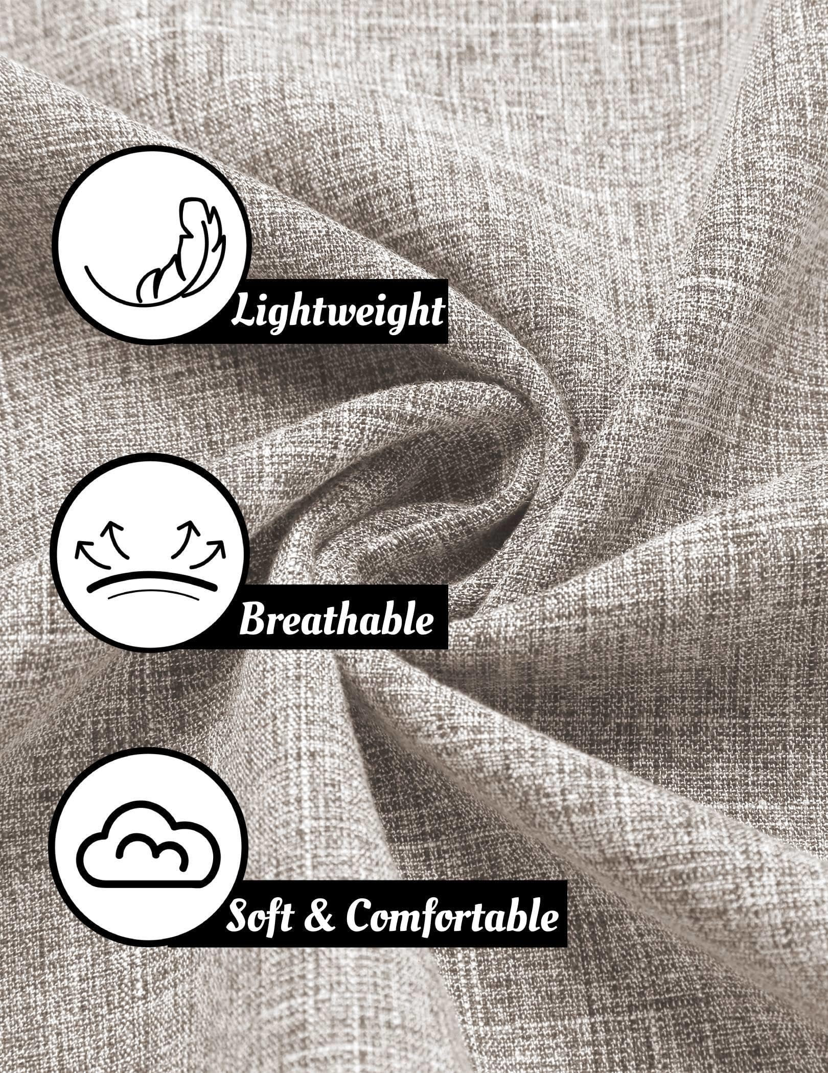 COOFANDY Mens Short Sleeve Button Down Shirts Beach Outfit Vacation Stone